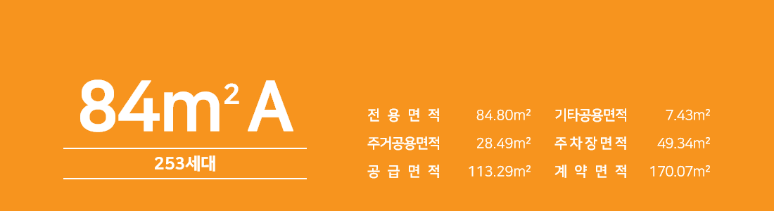 84A 타입 면적