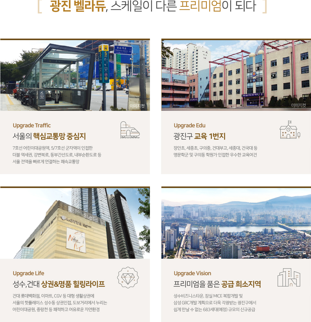 광진 벨라듀 프리미엄 주요 계획